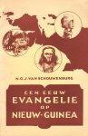 Schouwenburg, N.G.J. van - Een Eeuw Evangelie op Nieuw-Guinea, kleine paperback (14 cm x 21,5 cm), goede staat (met foto's)