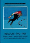 ISU, Mr. Herman J. van Laer - Results 1970-1991 -World Sprint and World Junior Speed Skating Championships ISU, Mr. Herman J. van Laer - Results 1970-1991 -World Sprint and World Junior Speed Skating Championships