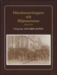 Francois van der Goten - Herinneringen uit Rijmenam deel 2; luxe uitgave.