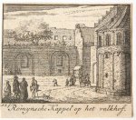 Abraham Zeeman (1695-1754) - [Antique print, etching] Romynsche Kappel op het Valkhof (Gelderland), published 1730.