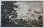Roelant Roghman (1627-1692) - Antique print, etching | Abcou/Abcoude, ca. 1650, 1 p.