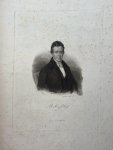 Tetar van Elven, J.B. naar Kayser. - Original print, lithography 19th century I Portret van dichter en schrijver Barthold Henrik Lulofs (1787-1849) door J.B. Tetar van Elven naar Kayser, gepubliceerd in de 19e eeuw, 1 p.