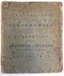 - TEEKENBOEK DER PROPORTIEN VAN'T MENSCHELIJKE LICHAAM, Geïnventeerd en Geteekend door JACOB DE WIT. Les Proportions du Corps Humain.