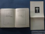 Mortier R.V. gewezen krijgsaalmoezenier. - Grafrijmpjes voor onze gesneuvelde jongens 1914-1919. [Met bijbehorend inlegblad.]