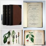 STEPHENSON, JOHN & CHURCHILL, JAMES MORSS, - Medical botany; or, illustrations and descriptions of the medicinal plants of the London, Edinburgh, and Dublin Pharmacopoeias. Comprising a popular and scientific account of poisonous vegetables indigenous to Great Britain. (3 vol. set).