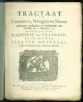 Jacobus (II, 's-Gravenhage) Scheltus - Tractaat van commercie, navigatie en marine gemaakt, geslooten en vastgestelt tot Versailles den 21 december 1739. tusschen syne majesteit van Vrankryk, en de heeren Staaten Generaal der Vereenigde Nederlanden.