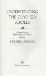 Shanks, Hershel - Understanding the Dead Sea Scrolls