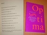 Peters, Arjan (red.) e.a. - Optima. 55. 15e jaargang nr. 2, juli 1997. Helga Ruebsamen, Hendrik van Teylingen, Mirjam Pool, Willem Brakman, Hugo Pos.