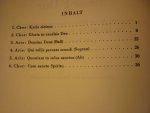 Bach; J. S.  (1685-1750) - Messe F dur BWV 233; Klavierauszug mit text; fur Sopran, Alt und Bass; vierstimgen gemischten Chor; Orchester