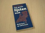 Steemers, Nanja - Het  grote lijstenboek - Nederland op zakformaat
