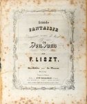Liszt, Franz: - [R 228. Arr.] Grande fantaisie. Réminiscenses de l`opéra de Mozart Don Juan par F. Liszt. Facilitée pour le piano [par Ad. Kullak]