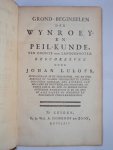 Johan Lulofs - Grond-beginselen der Wynroey en Peilkunde