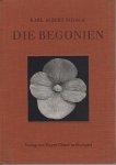 Fotsch, Karl Albert - Die Begonien, ihre Beschreibung, Kultur, ZÃ¼chtung und Geschichte