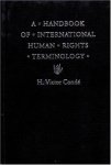Condé, H. Victor. - A Handbook of International Human Rights Terminology.