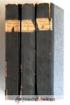 Kalvijn (Calvijn), Johannes - De Institutie, 3 delen compleet --- Of onderwijzing in de Christelijke godsdienst. Op nieuw uit het Latijn vertaald, naar de laatste uitgave in mei 1864, door de prof. G. Baum, E. Cunitz en E. Reuss.