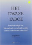 Marjan Bodein Gerolf Annemans - Het dwaze taboe: een meta-analyse van internationale en nationale studies omtrent 'criminaliteit & etniciteit'
