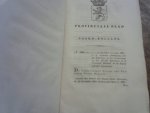Voorrede van Mr. G. de Vries - Provinciale Verordeningen van Noord-Holland. 1852 Band met 10 Verordenings nummers
