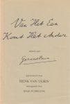 Ulsen, Henk van - Programma van 'Van Het Een Komt Het Ander, teksten van Gerard Reve'. Ulsen, Henk van - Programma van 'Van Het Een Komt Het Ander, teksten van Gerard Reve'.