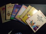 Reiser- - Pichon- - Malsen- - Kamagurka- - Bridenne- - Bretecher- - Wilson - Jungle Fox Trot--Wat,n tijd wat,n tijd--Leve de vakantie--Leve de beesten--Moeilijkheden, hoezo?--Nooit meer lijden--Folklore en wetenschap--paartijd--Die verdomde band--Het veelbewogen leven van Teresia van Avila. Reiser- - Pichon- - Malsen- - Kamagurka- - Bridenne- - Bretecher- - Wilson - Jungle Fox Trot--Wat,n tijd wat,n tijd--Leve de vakantie--Leve de beesten--Moeilijkheden, hoezo?--Nooit meer lijden--Folklore en wetenschap--paartijd--Die verdomde band--Het veelbewogen leven van Teresia van Avila.