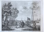 Fokke, Simon (1712-1784) - [History print] 'Onderhandeling tusschen twee Afgevaardigden der Regeeringe van Amsterdam en Graave Willem Fredrik van Nassau'; negotiations between delegates of the government of Amsterdam and William Frederick, 1650, published 1755.