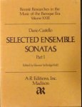Castello, Dario: - Selected ensemble sonatas. Part I - II (Recent researches in the music of the baroque era; vol. XXIII-XXIV)