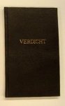 KOK, JAN PIETER DE. - Verdicht.  [ IN LEER GEBONDEN ]