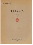 Albeniz, I. - Espana - 6 feuilles d'album opus 165 piano