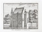 Spilman, Hendricus (1721-1784) after Pronk, Cornelis (1691-1759) - 't Huis Appelenburg in de Nederbetuw. 1732.