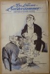 Hem, Piet van der - Originele litho "Hollands menu" als bijvoegsel van De Nieuwe Amsterdammer N° 145.  6 october 1917