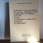 P R DAM - Inventaris van de Archieven van de R.K Parochie van de H. BONIFATIUS EN GEZELLEN 1657-1970 en het R K. PAROCHIAAL  ARMBESTUUR 1716-1955 te LEEUWARDEN