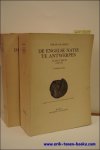 DE SMEDT, Oscar; - Engelse natie te Antwerpen in de 16e eeuw (1496-1582). in 2 vols.