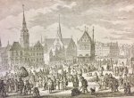 Simon Fokke (1712-1784), after Adriaen van Nieulandt (1586/87-1658) - [Antique print, etching] The last "Koppertjesmaandag" in Amsterdam in 1604, published 1769.