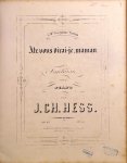 Hess, Charles: - Ah! Vous dirai-je, maman Fantasie pour piano Hess, Charles: - Ah! Vous dirai-je, maman Fantasie pour piano