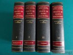 H.R. Schinz, W.E. Baensch, E. Friedl und E. Uehlinger. - Traité de radiodiagnostic. Vol. I:  Le Squelette (première partie). Vol. II: Le Squelett (deuxième partie). Vol. III: Le Thorax. Vol. IV: L'abdomen.