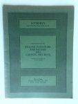 Catalogue Sotheby - English Furniture, Barometers, Carpets and Rugs