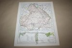  - Oude kaart van Drenthe - circa 1905