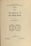 Boklund, Gunnar. - The sources of The White Devil.
