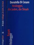 Cesare, Donatella Di - Heidegger und die Juden, die Shoah