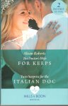 Alison Roberts - The Doctor's Wife For Keeps + Twin surprise for the Italian doc [2 in 1]