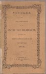  - Notulen van het verhandelde bij de staten van Gelderland gedurende de wintervergadering van het jaar 1878