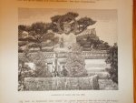 antique print (prent) - Godsdienst in Japan.