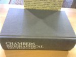 Editors J.O. Thorne MA / T.C. Collocott MA - Chambers Biographical Dictionary. Revised Edition