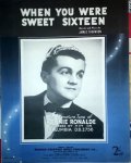 Ronalde, Ronnie: - When you were sweet sixteen. Words and music by James Thornton