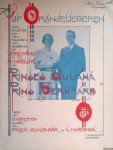 Karsten, J. (tekst) & Frieso Moolenaar & L. Huizenga (muziek) - Vijf Oranjeliederen: voor zangstem met pianobegeleiding ter gelegenheid van verloving en a.s. huwelijk van prinses Juliana en prins Bernhard