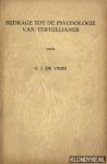 Vries, G.J. de - Bijdrage tot de psychologie van Tertullianus