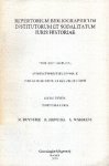 Duynstee, M.; R. Feenstra & L. Waelkens. - Repertorium bibliographicum institutorum et sodalitatum iuris historiae.