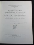 Man, Louis De - Glossarium van de Brabantse oorkondentaal.
