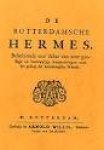 Weyerman, Jacob Campo - De Rotterdamsche Hermes.
