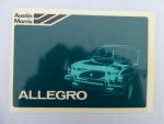 Niet vermeld. - Austi / Morris Instructieboekje van alle Allegro modellen.