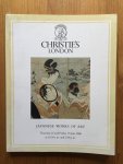  - 3 Auction Catalogues Christie's London: Japanese Works of Art, 7 March 1988 - 17 June 1988 - 10 November 1988
